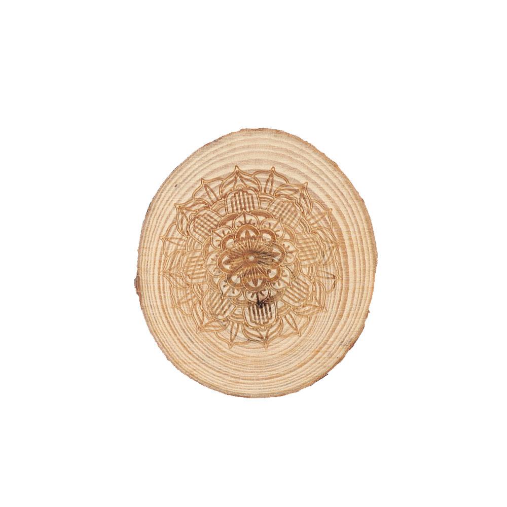 Wooden Coaster 8-10cm Wholesale Crystals