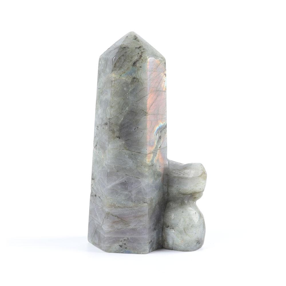 Labradorite Tower with Koala Carving Decor Base Wholesale Crystals