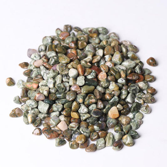 0.1kg Hot Sale 5-7mm Natural Rainforest Jasper Chips for Healing Wholesale Crystals