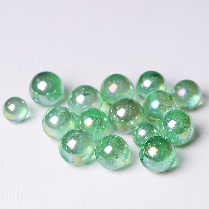 0.25kg Aura Green Crystal Sphere Wholesale Crystals