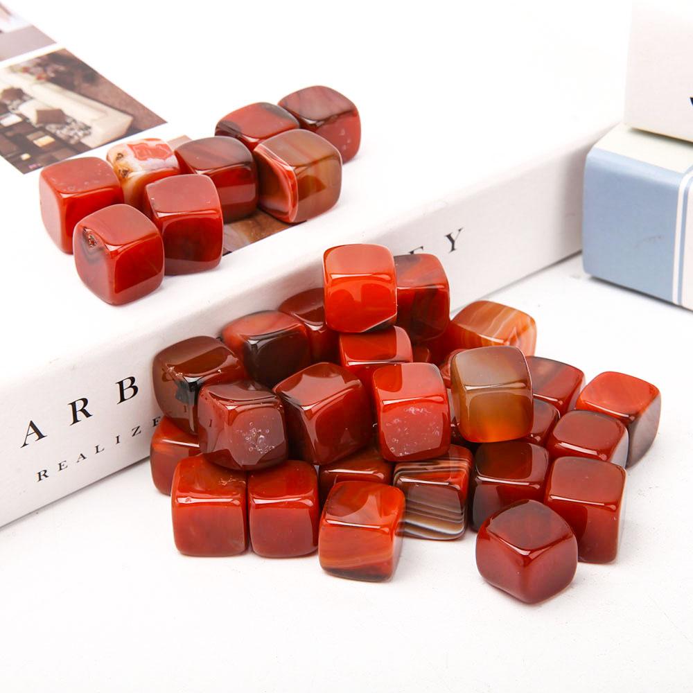 0.1kg Carnelian Cubes Bag Wholesale Crystals