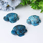 2.3" Blue Apatite Sea Turtle Crystal Carvings Wholesale Crystals