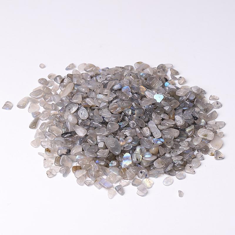 0.1kg Natural Labradorite Chips Crystal Chips for Decoration Wholesale Crystals