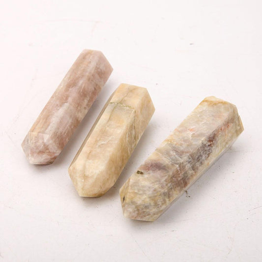 Set of 3 Black Moonstone Points Wholesale Crystals