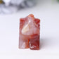 2" Wholesale Natural High Quality Beautiful Hand Carved Carnelian Elephant Crystal Figurine For Decoration Wholesale Crystals