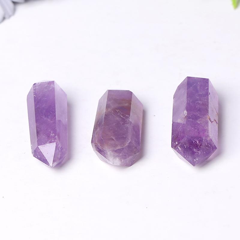 Natural Amethyst Double Terminated Points Wholesale Crystals