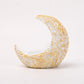 4" Resin White Moon Shape Stand Wholesale Crystals