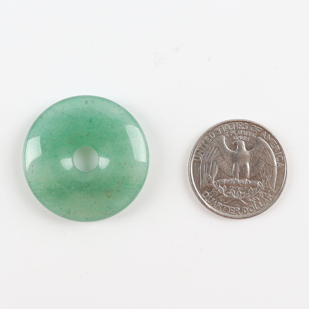 Aventurine Round Crystal Donut Pendant Wholesale Crystals