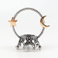 3" Metal Crown Design with Moon Star Decoration Stand Holder Wholesale Crystals