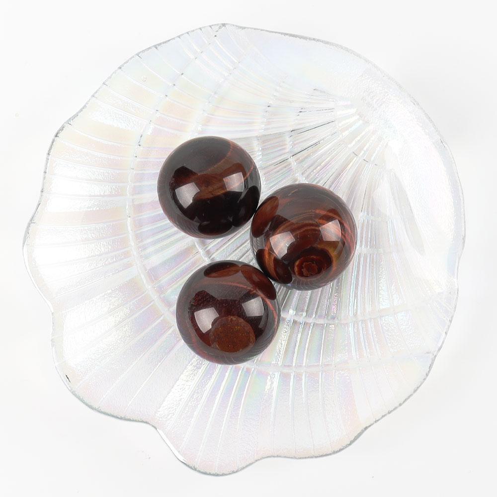 1.2"-1.3" Red Tiger Eye Crystal Sphere Wholesale Crystals