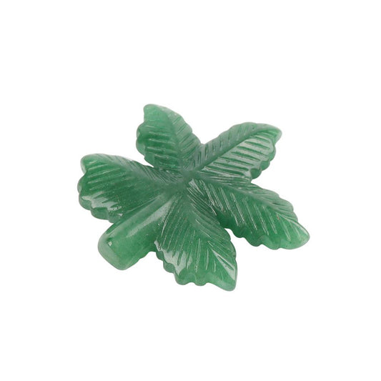 Green Aventurine Leaf Carvings Wholesale Crystals