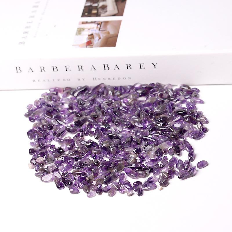 0.1kg 7-9mm High Quality Natural Amethyst Chips Wholesale Crystals