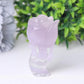 3" Natural Fluorite Rose Flower Carving for Collection Wholesale Crystals