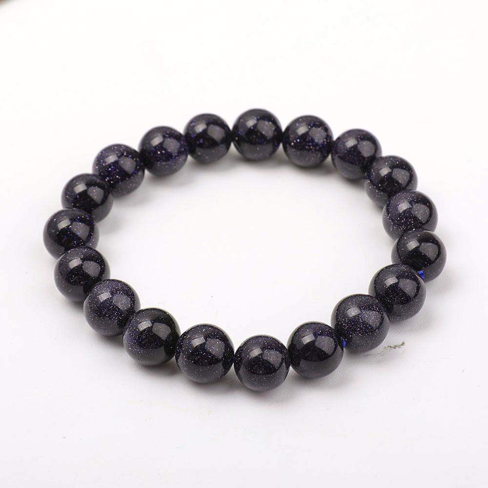 12mm Blue Sandstone Bracelet Wholesale Crystals