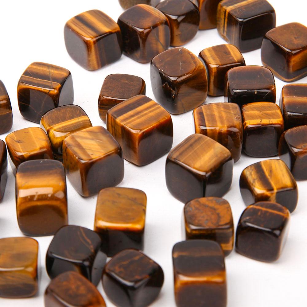 0.1kg Tiger Eye Cubes Bag Wholesale Crystals