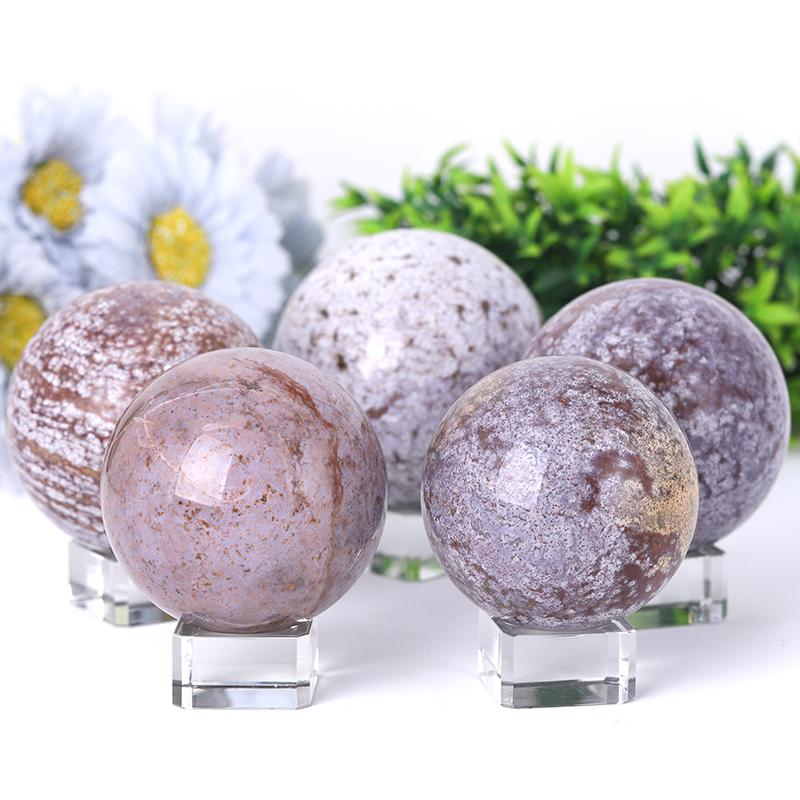 1.2"-4.0" Ocean Jasper Sphere Wholesale Crystals