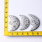 3" Kiwi Jasper Moon Crystal Carvings Wholesale Crystals