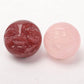 Rose Quartz Strawberry Carving Smile Face Wholesale Crystals