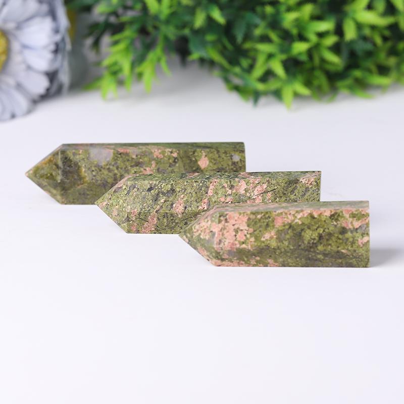 Wholesale Natural Unakite Points Wholesale Crystals